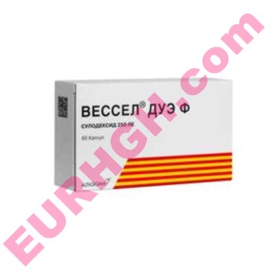 Buy Vessel Due F capsules 250le 60 pcs. online